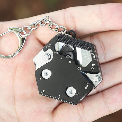 Multifunctional Hexagon Coin Pocket Knife